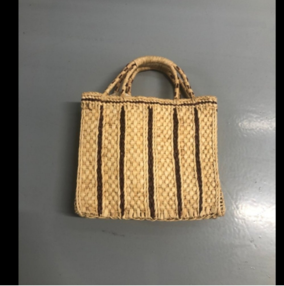 Vintage 1970s JANA Woven Basket Tote Bag - Picture 1 of 4